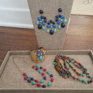 Turquoise jewelry lot.  4 pieces.